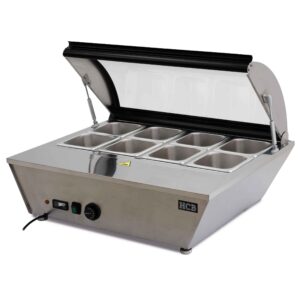 HCB Vitrine - 67 litres - 76,5 cm - 230V - inox