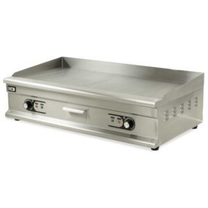HCB Plaque de cuisson - nervurée - 100 cm - 400V - acier inoxydable