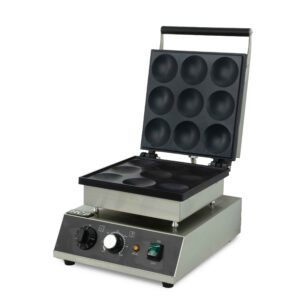 HCB Gaufrier - poffertjes - 9pcs - 230V - acier inoxydable