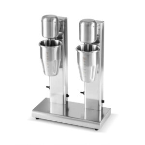 HCB Mélangeur Milkshake - double - 2 x 750 ml - acier inoxydable