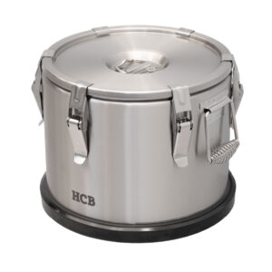 HCB Conteneur isotherme - portable - 15 litres - acier inoxydable