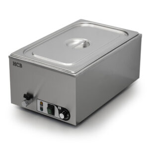 HCB Bain-marie - 1 x 1/1 GN - avec robinet de vidange - 230 V - acier inoxydable