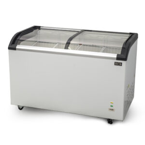HCB Freezer - couvercles coulissants en verre - 355 litres - 230V