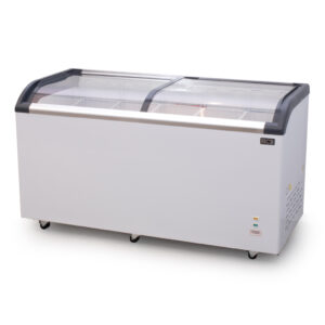 HCB Freezer - couvercles coulissants en verre - 455 litres - 230V