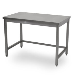 Table de travail HCB Pro-line - 120 x 70 x 85 cm - acier inoxydable