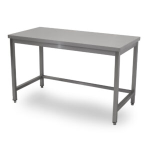 Table de travail HCB Pro-line - 140 x 70 x 85 cm - acier inoxydable