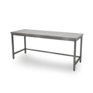 Table de travail HCB Pro-line - 200 x 70 x 85 cm - acier inoxydable