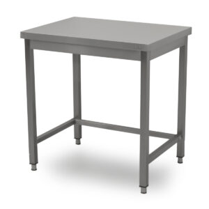 Table de travail HCB Basic-line - 80 x 60 x 85 cm - acier inoxydable