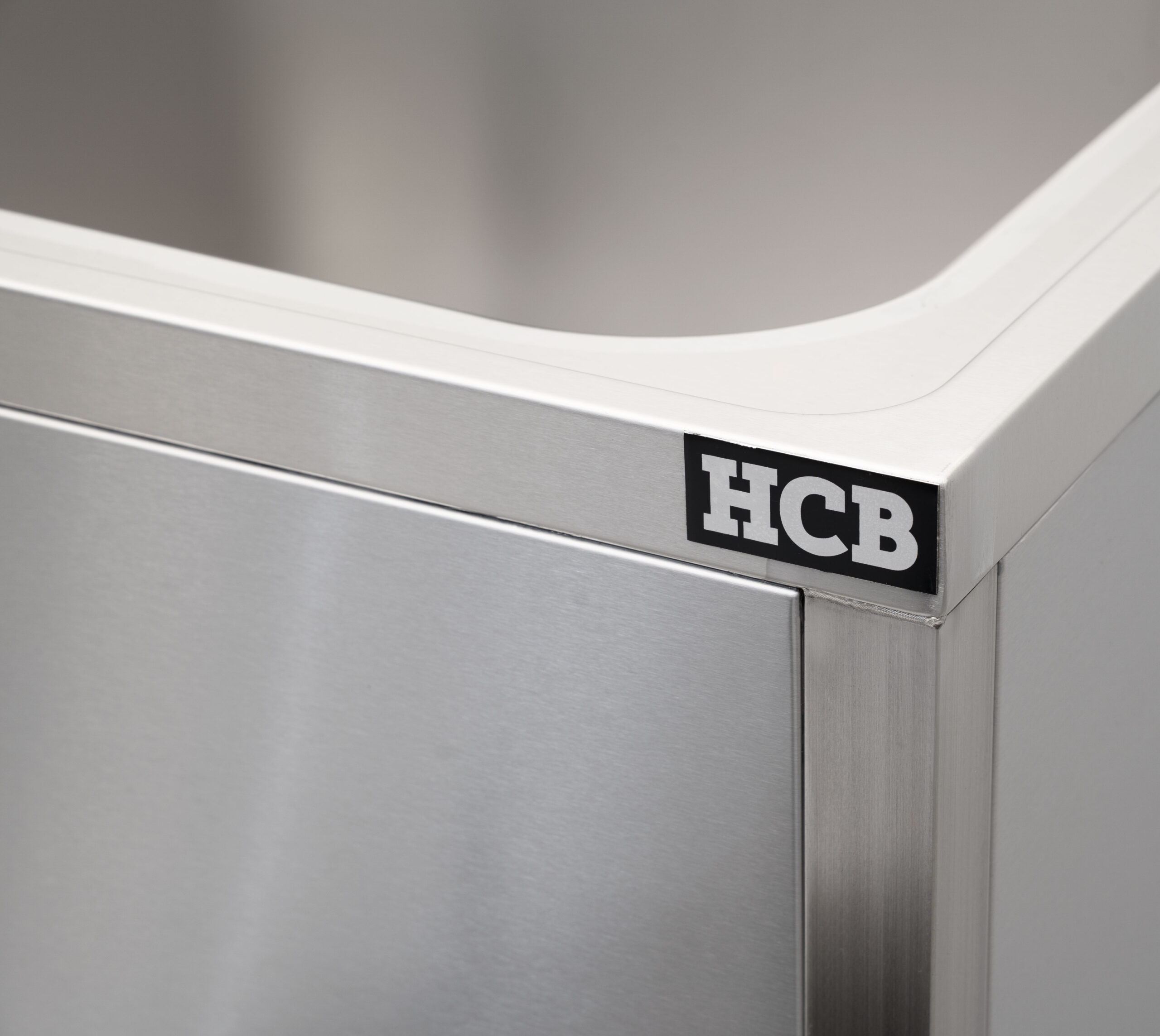 HCB Table d'évier - évier simple à droite - 140 cm - inox