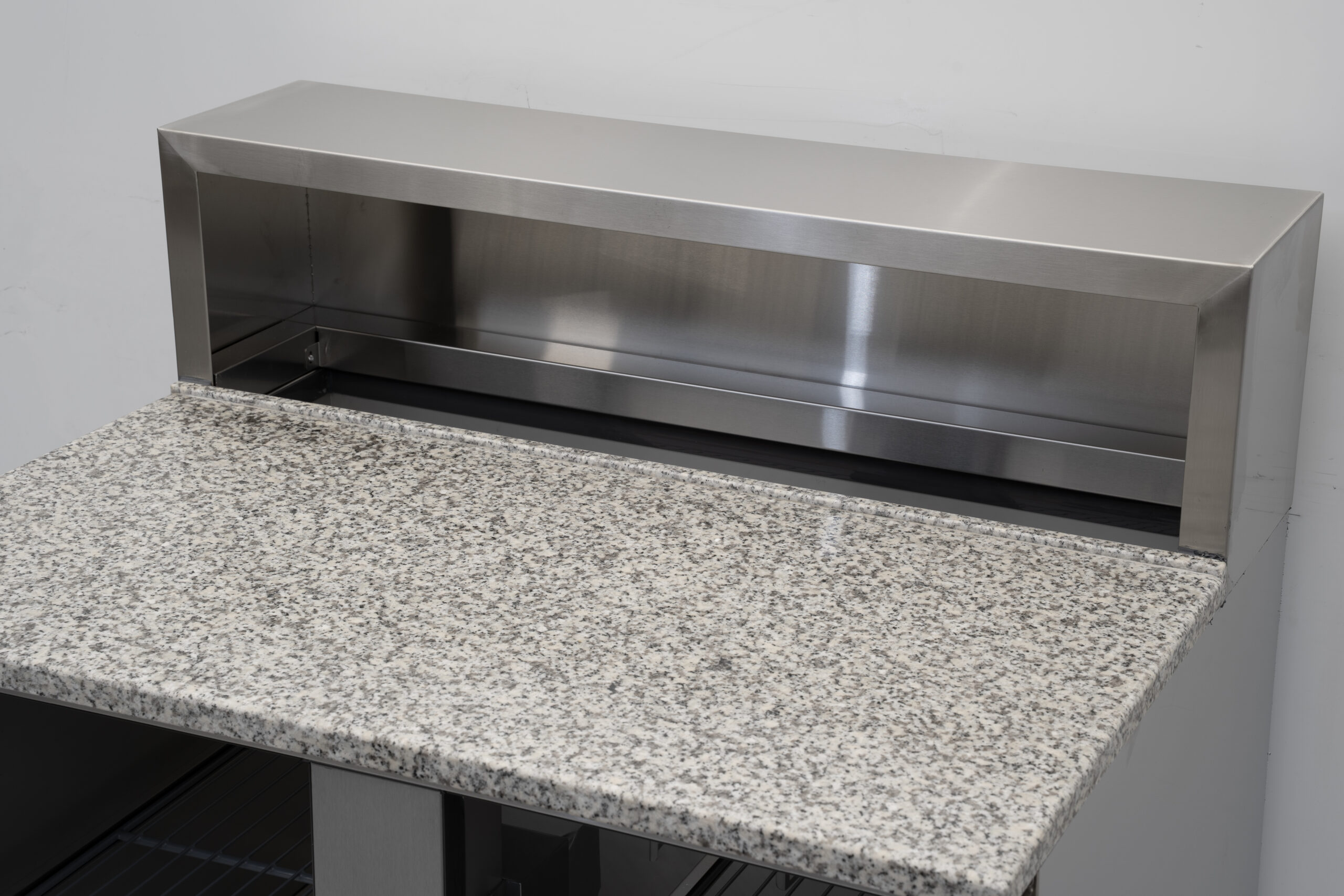 HCB Etabli à pizza - portes battantes - 90 cm - 390 litres - 230V - inox