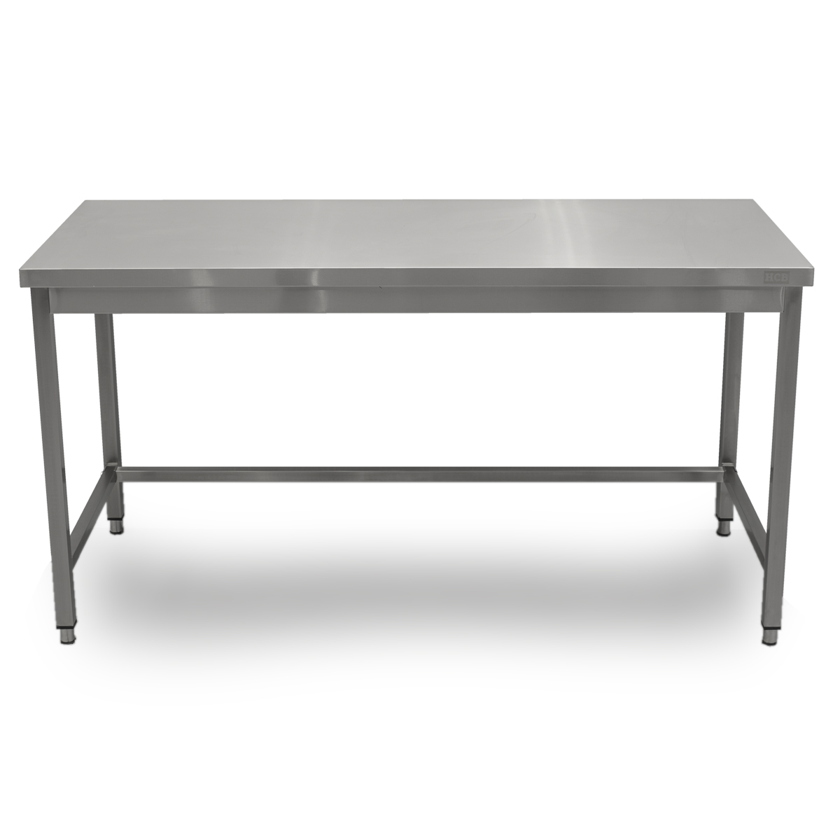 Table de travail HCB Basic-line - 160 x 70 x 85 cm - acier inoxydable