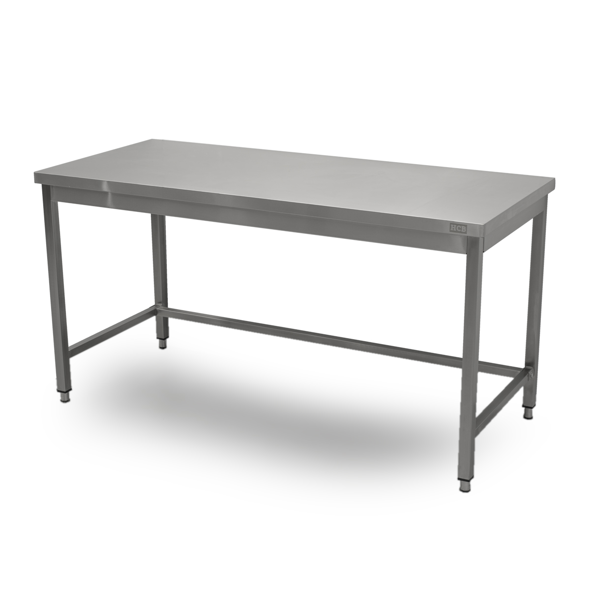 Table de travail HCB Basic-line - 160 x 70 x 85 cm - acier inoxydable