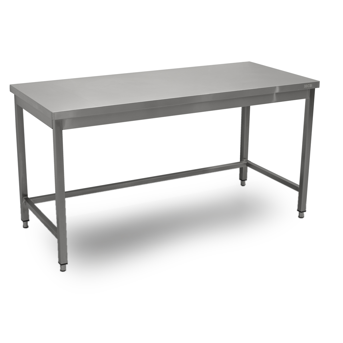 Table de travail HCB Basic-line - 160 x 70 x 85 cm - acier inoxydable