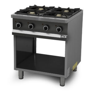 HCB Gazinière - 4 brûleurs - 70 cm - 24 kW - inox
