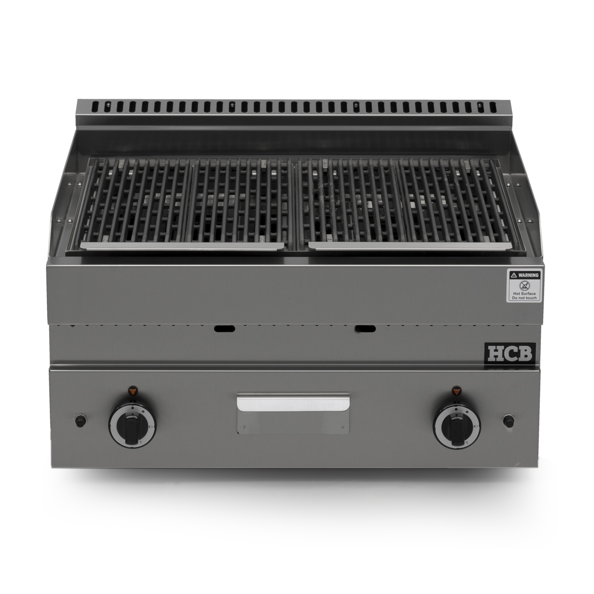 HCB Lava grill - 70 cm - 11 kW - gaz naturel - série 650 - acier inoxydable