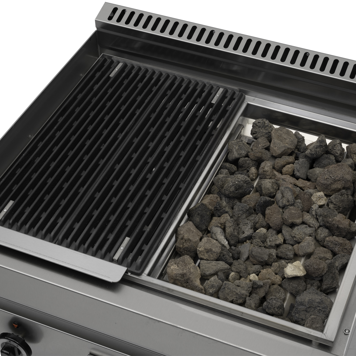 HCB Lava grill - 70 cm - 11 kW - gaz naturel - série 650 - acier inoxydable