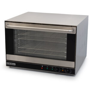 Four à chaleur tournante Euromax - Linea Nero Turbo 10904N - 60 x 40 cm - convection - 230 V - acier inoxydable