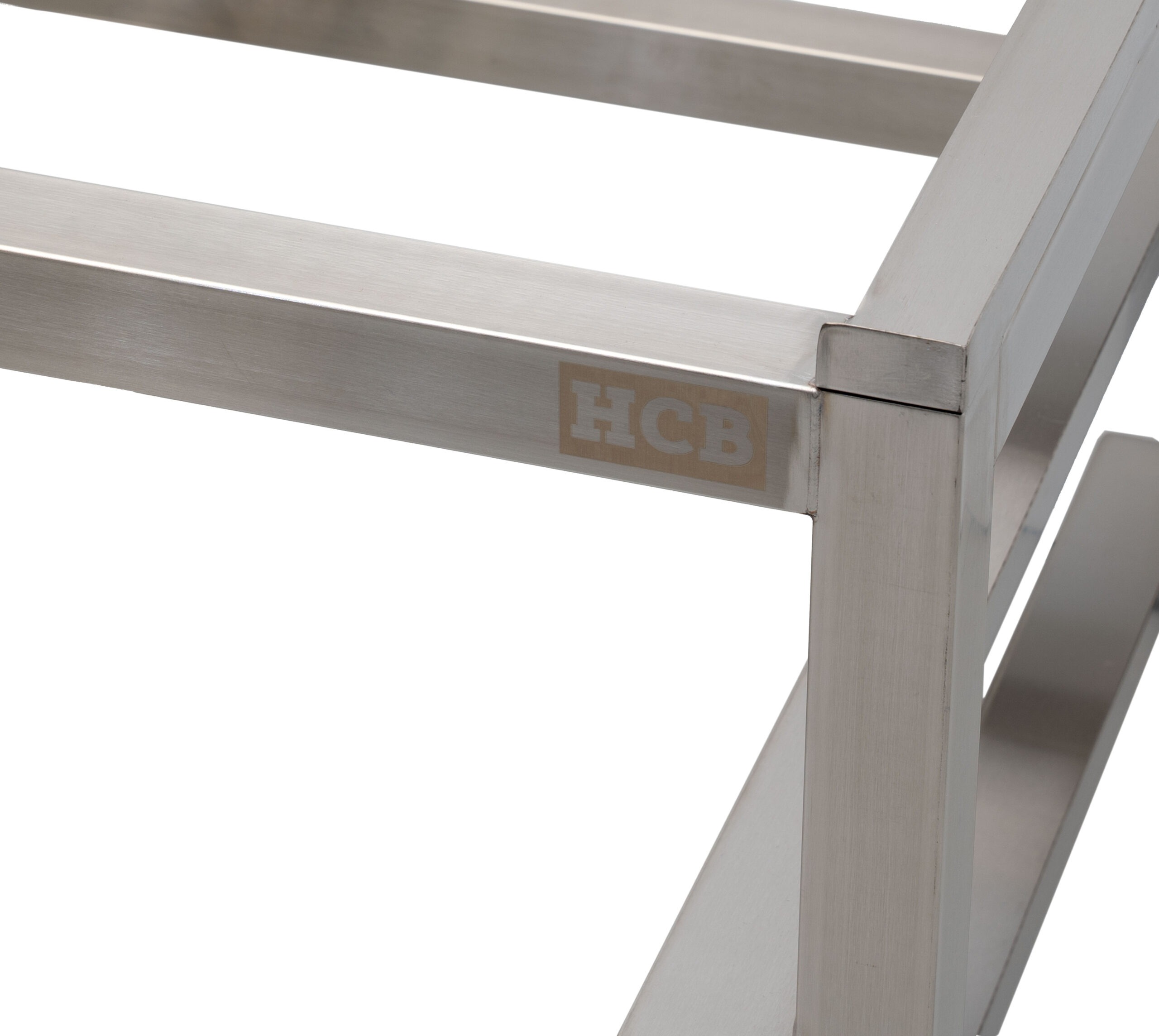 Piètement pour lave-vaisselle HCB - 60 x 62 x 47 cm - acier inoxydable