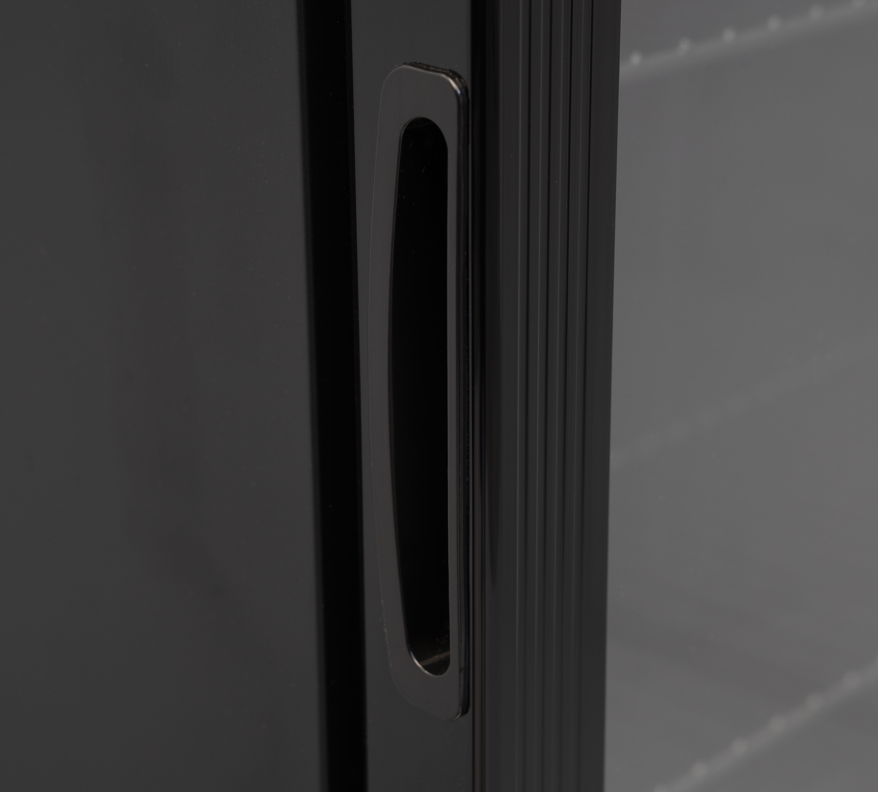 Réfrigérateur HCB à porte vitrée - 289 litres - noir - 230 V
