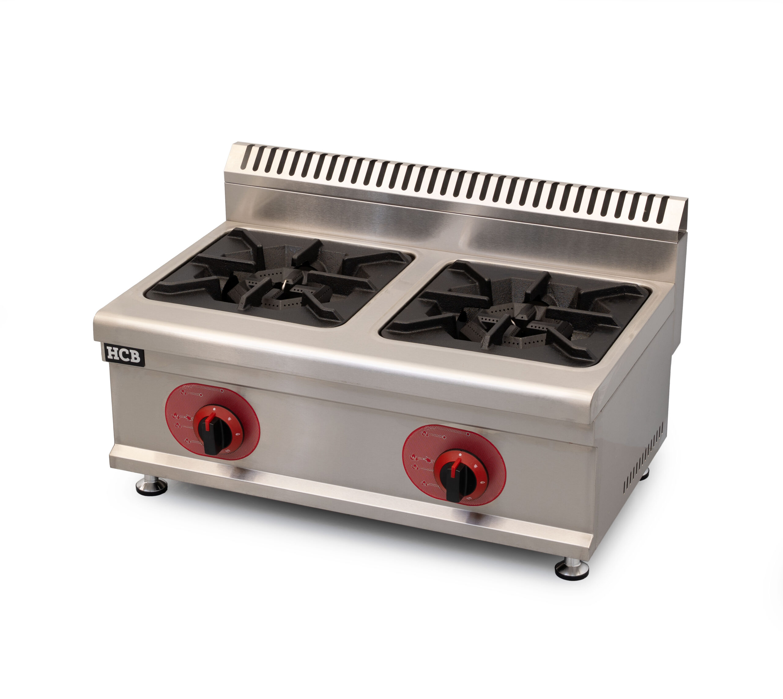 Cuisinière HCB - 2 feux - propane - 14,6 kW - 70 cm - acier inoxydable