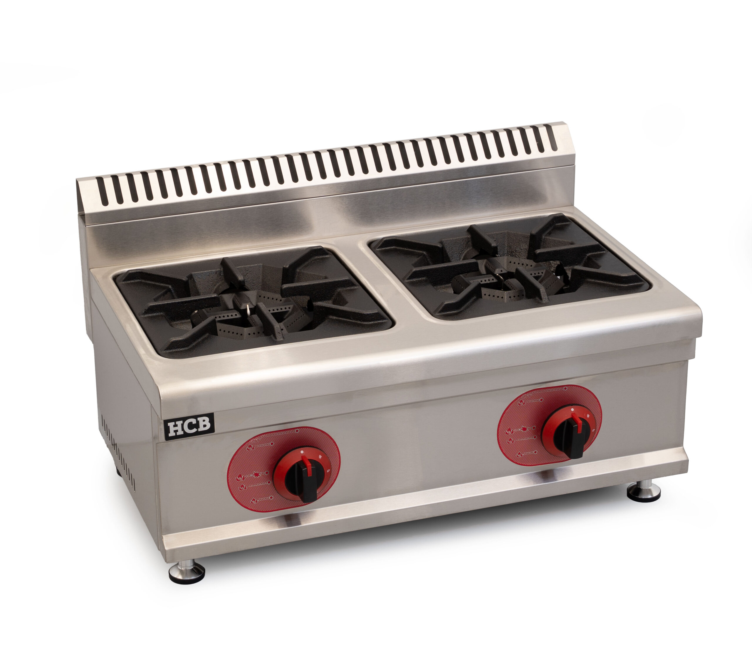 Cuisinière HCB - 2 feux - propane - 14,6 kW - 70 cm - acier inoxydable
