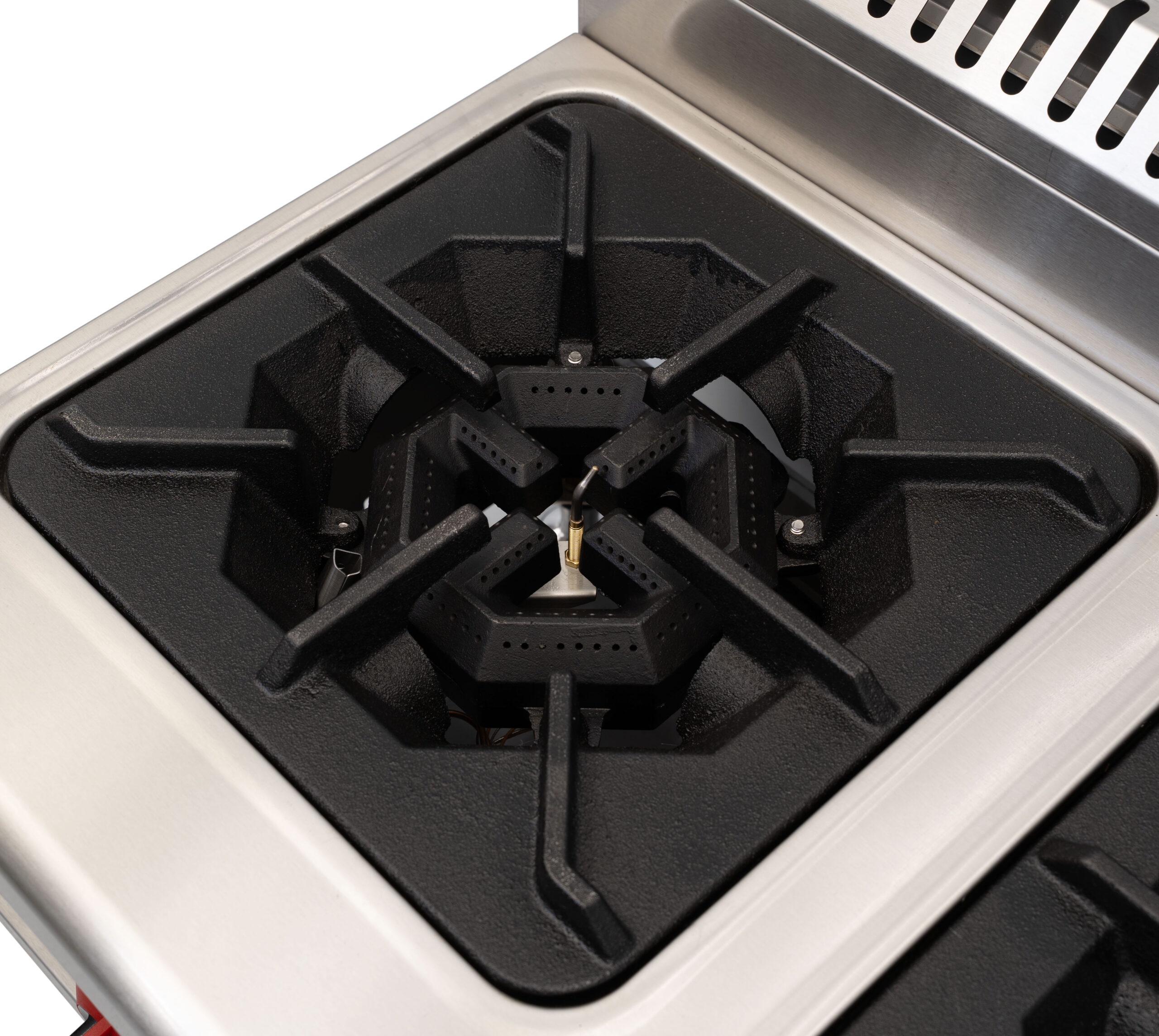 Cuisinière HCB - 2 feux - propane - 14,6 kW - 70 cm - acier inoxydable
