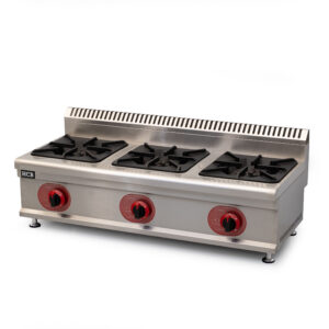 Cuisinière HCB - 3 feux - propane - 21,9 kW - 104 cm - acier inoxydable