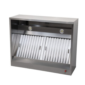 HCB Extracteur - modèle box - 120 cm - acier inoxydable