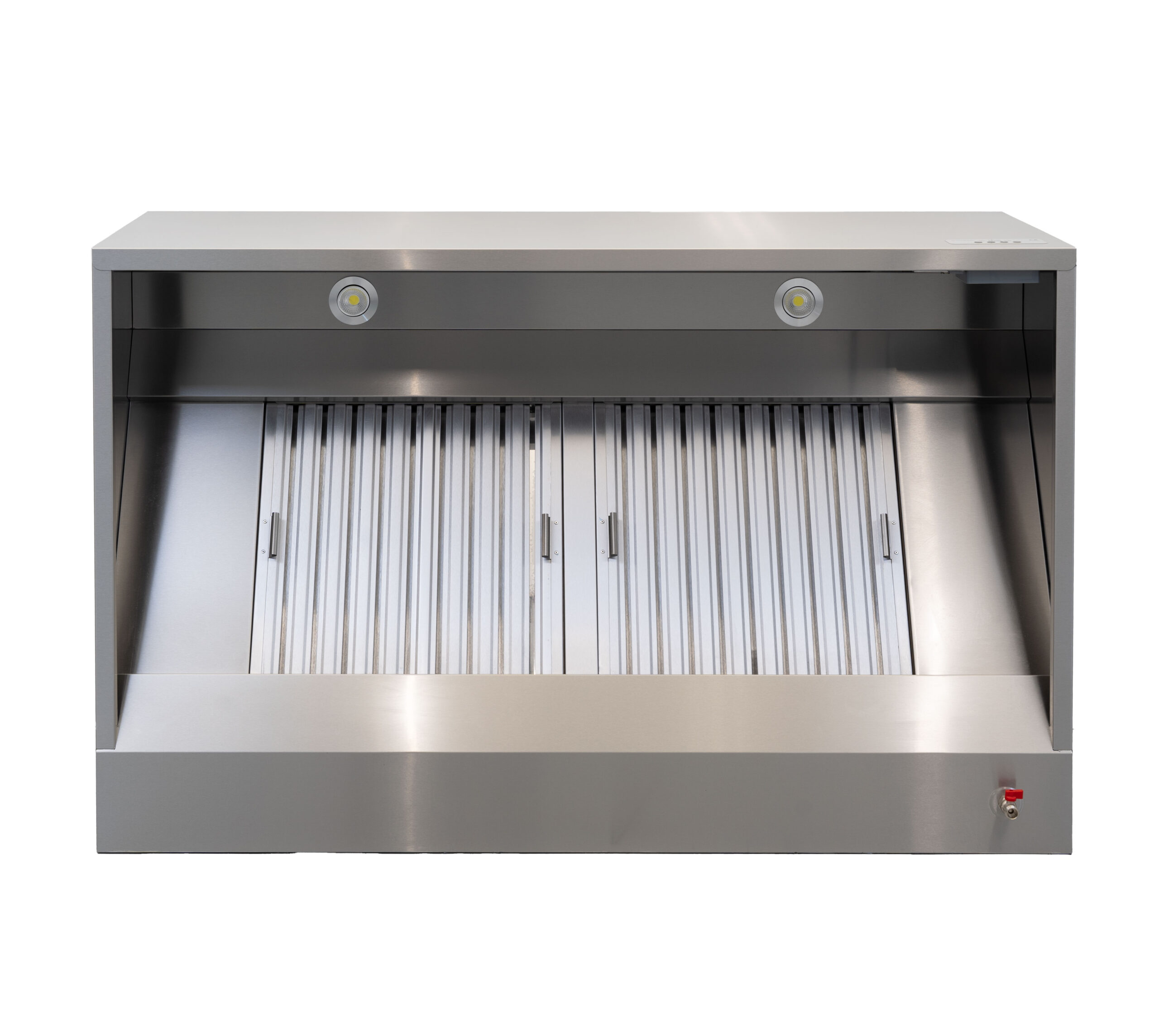 HCB Extracteur - modèle box - avec moteur - 150 cm - 230V - inox