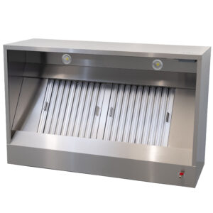 HCB Extracteur - modèle box - avec moteur - 150 cm - 230V - inox