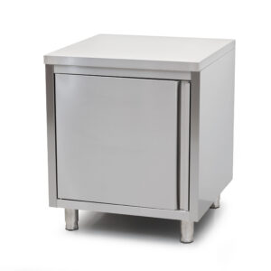 HCB Armoire de travail - porte pliante - 70 cm - inox
