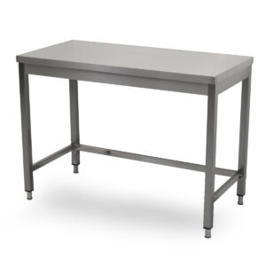 Table de travail HCB Basic-line - 120 x 60 x 85 cm - acier inoxydable