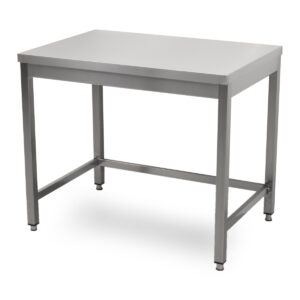 Table de travail HCB Basic-line - 100 x 70 x 85 cm - acier inoxydable