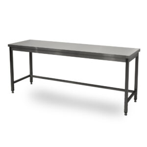 Table de travail HCB Basic-line - 200 x 60 x 85 cm - acier inoxydable