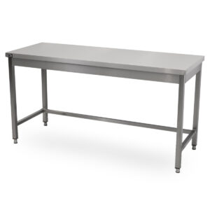Table de travail HCB Basic-line - 160 x 60 x 85 cm - acier inoxydable
