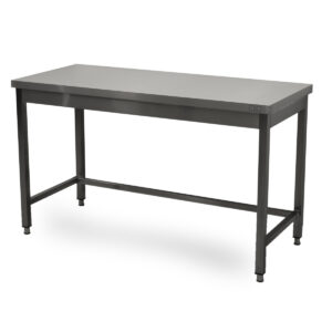 Table de travail HCB Basic-line - 140 x 60 x 85 cm - acier inoxydable