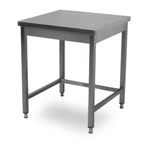 Table de travail HCB Basic-line - 70 x 70 x 85 cm - acier inoxydable