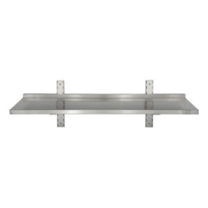 HCB Etagère murale - 120 x 30 cm - acier inoxydable