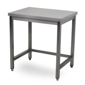 Table de travail HCB Pro-line - 80 x 60 x 85 cm - acier inoxydable