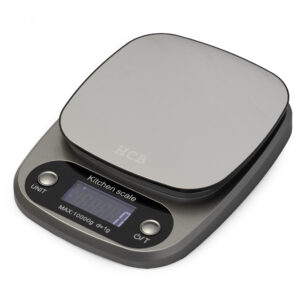 Balance de cuisine numérique HCB - capacité max. 10 kg - plateau 15 x 15 cm - piles