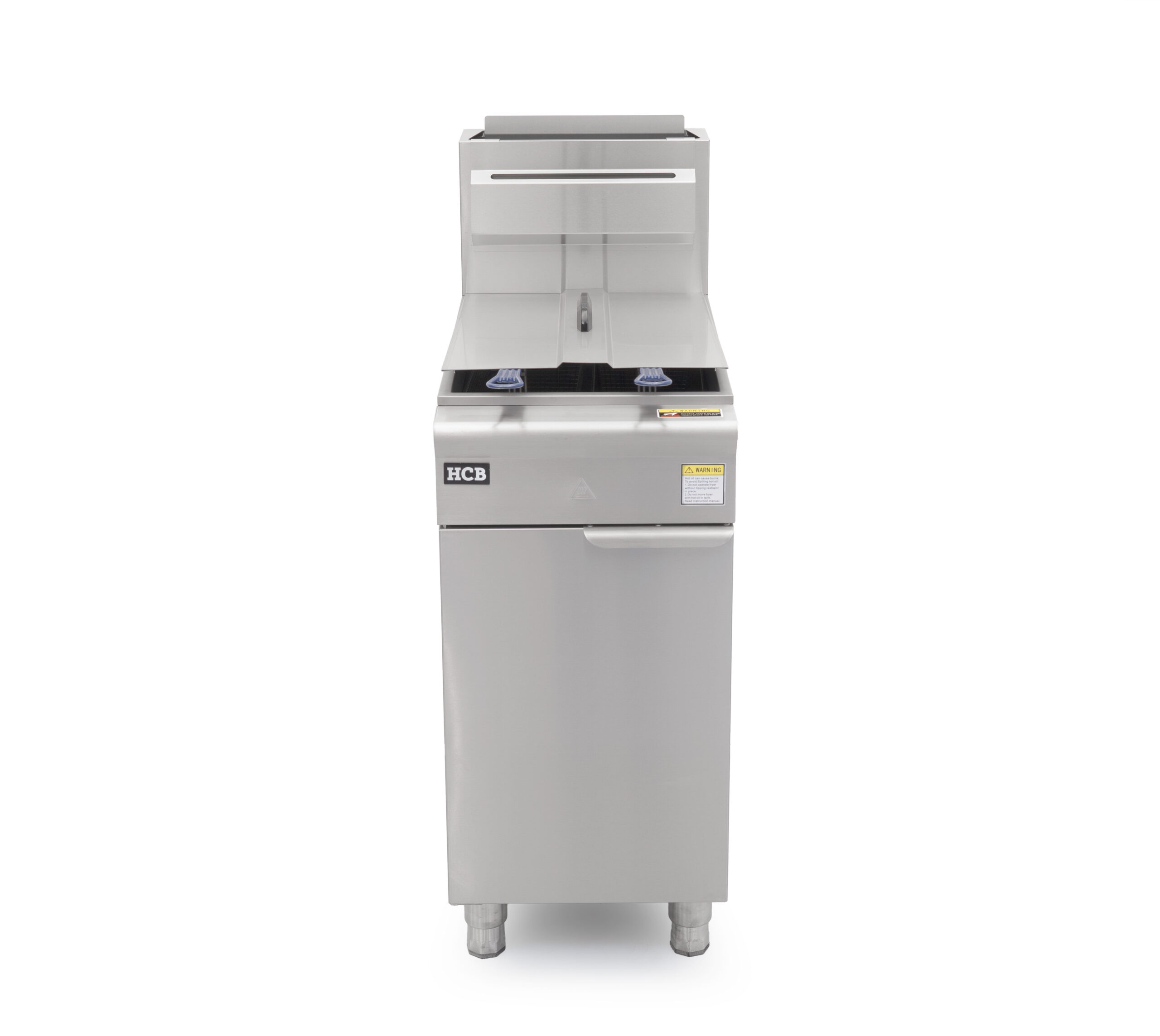 Friteuse HCB - 23 litres - 4 brûleurs - 35,2 kW - gaz naturel - acier inoxydable