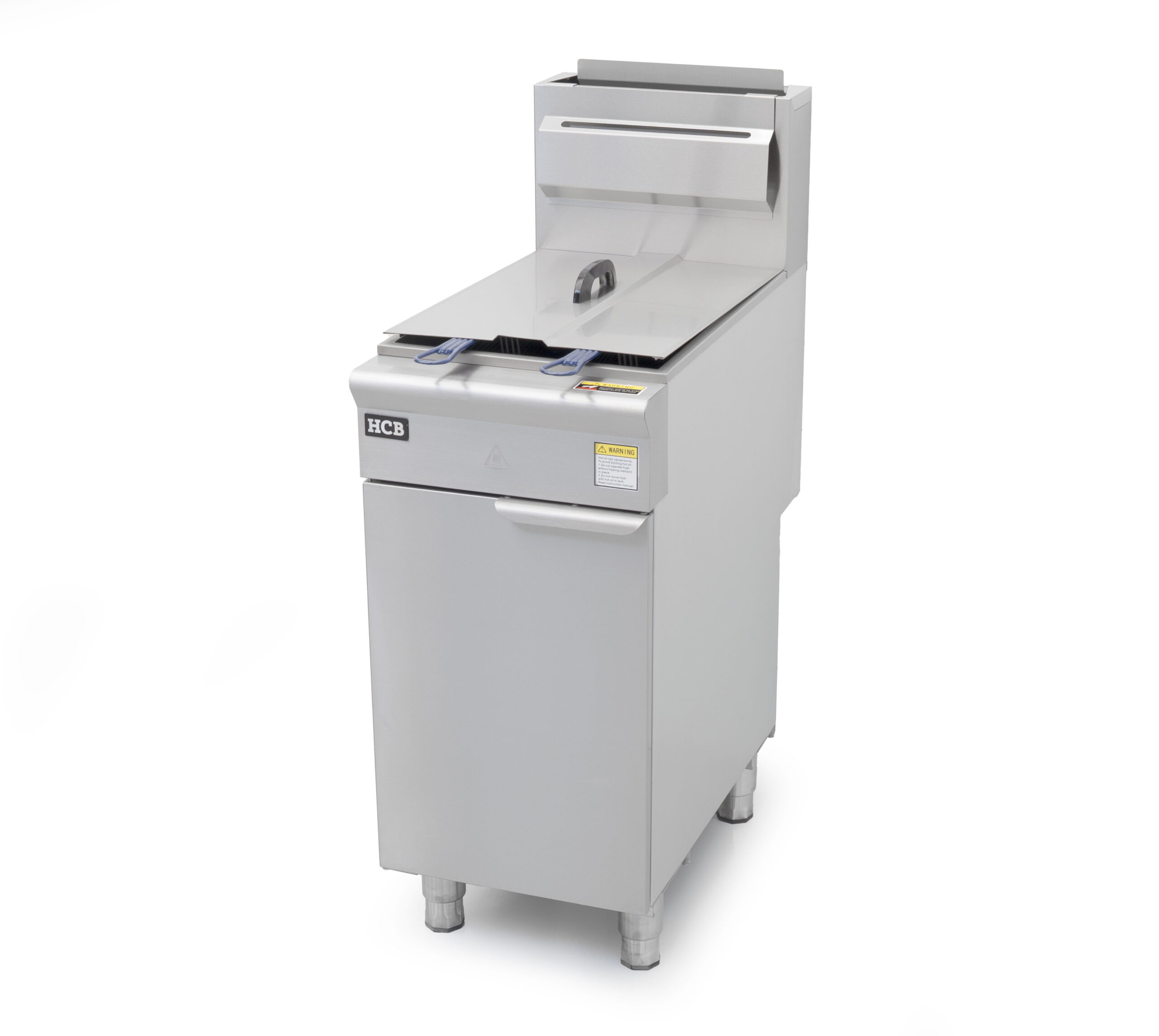 Friteuse HCB - 23 litres - 4 brûleurs - 35,2 kW - gaz naturel - acier inoxydable