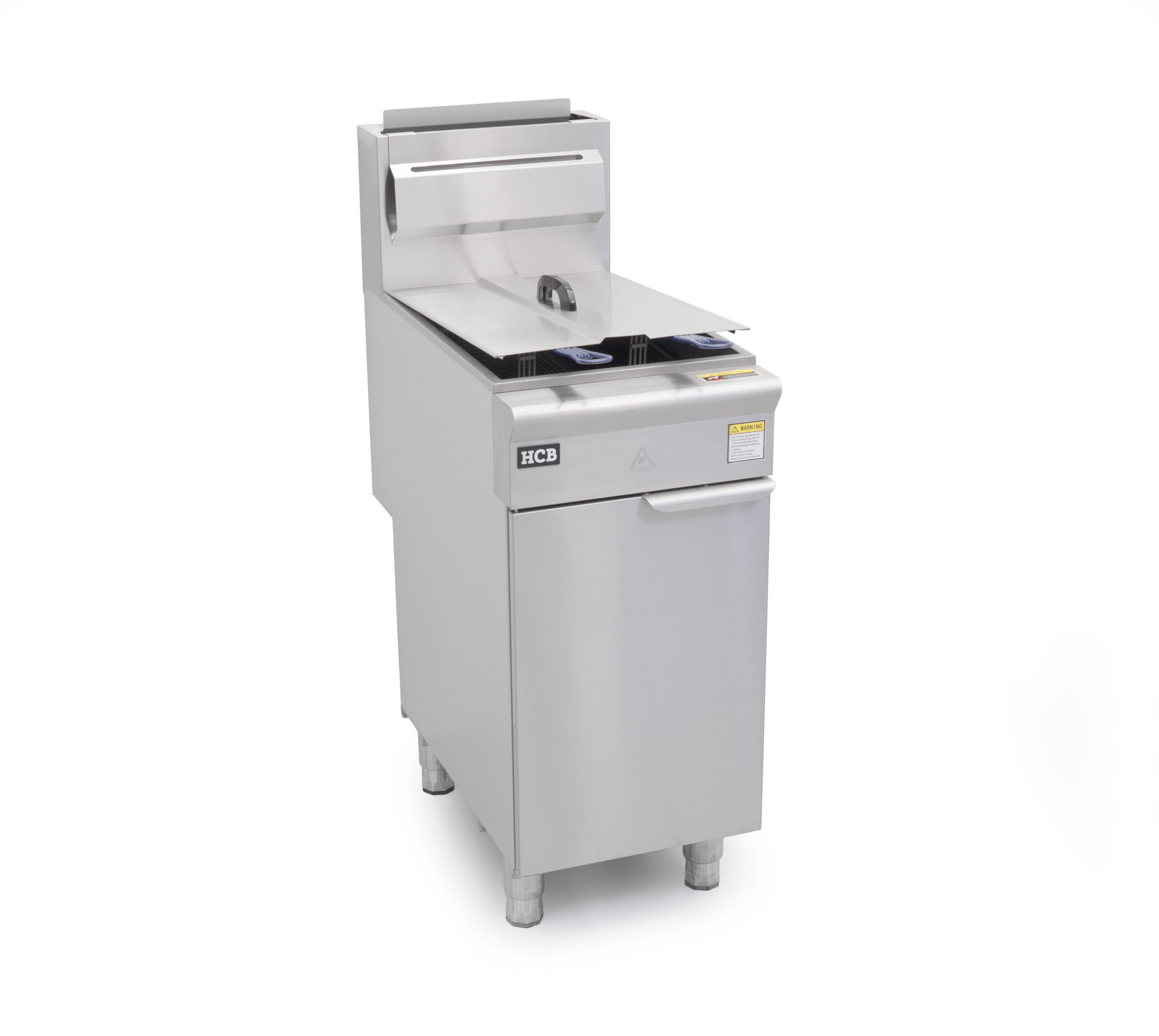 Friteuse HCB - 23 litres - 4 brûleurs - 35,2 kW - gaz naturel - acier inoxydable