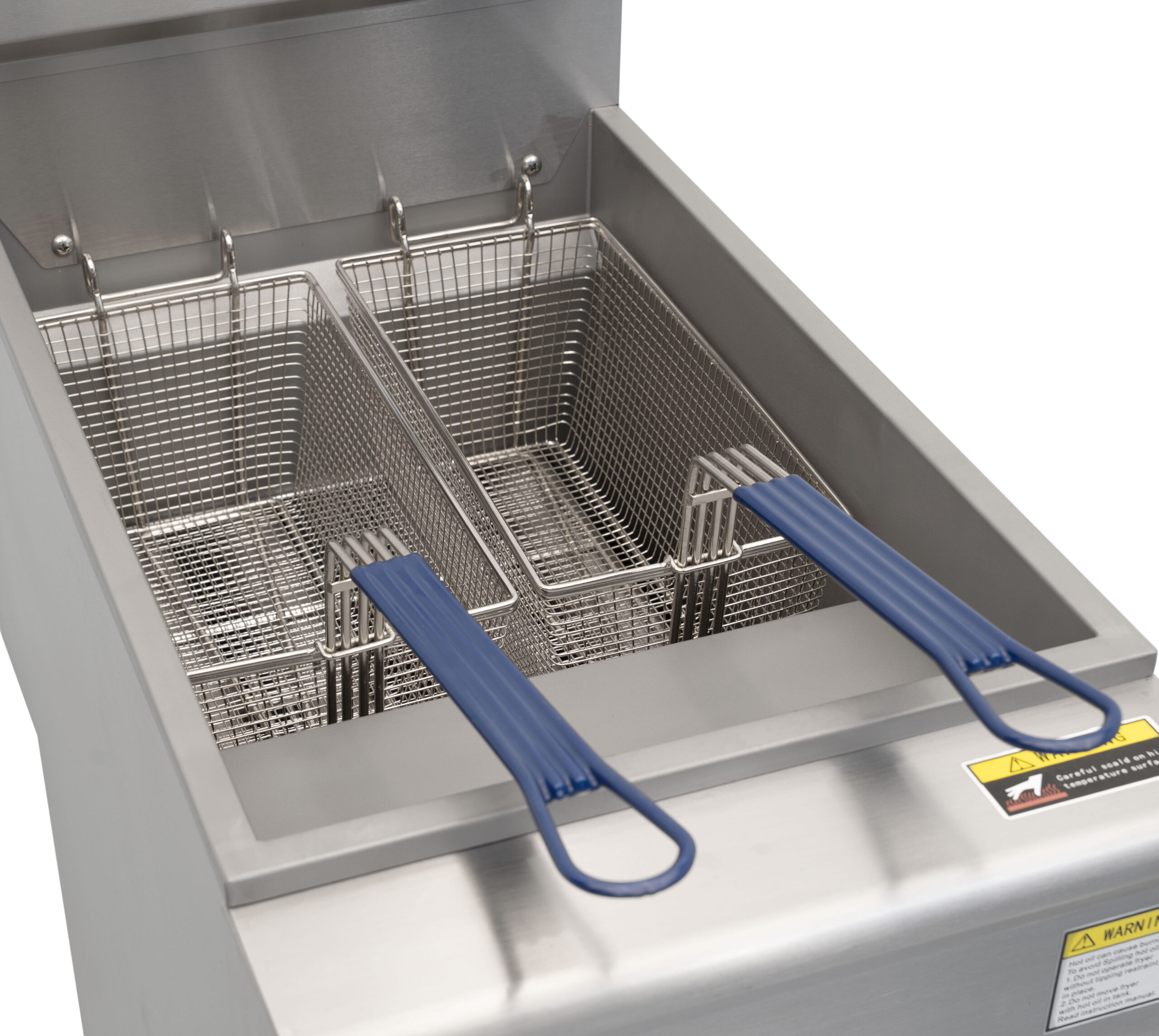 Friteuse HCB - 23 litres - 4 brûleurs - 35,2 kW - gaz naturel - acier inoxydable