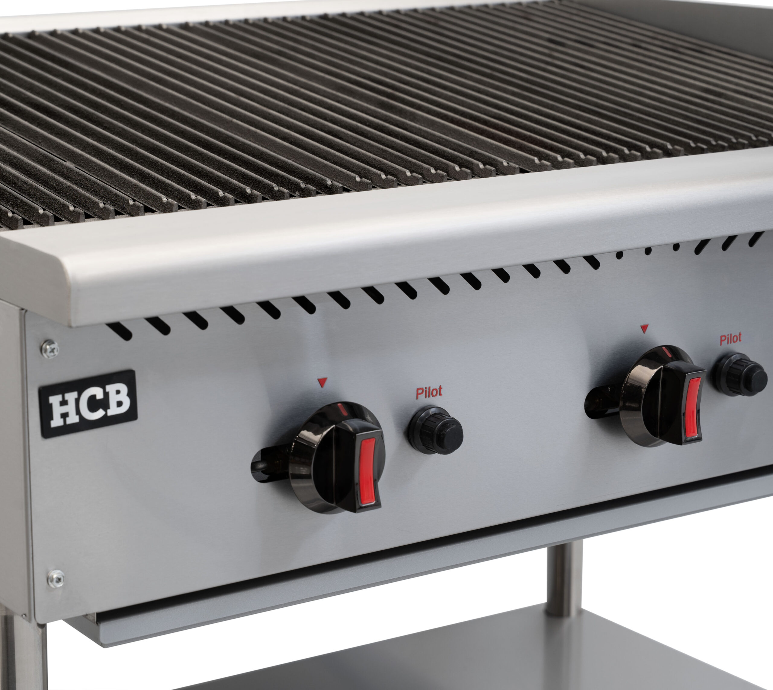 Barbecue HCB - 3 brûleurs - propane - 30,75 kW - 91,5 cm - acier inoxydable