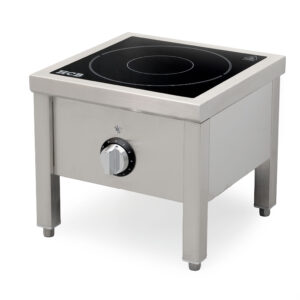 Plaque de cuisson à induction HCB - Hokker - 40 x 40 cm - 5 kW - acier inoxydable - 400 V