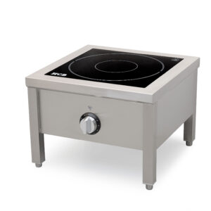 Plaque de cuisson à induction HCB - Hokker - 50 x 50 cm - 8 kW - acier inoxydable - 400 V
