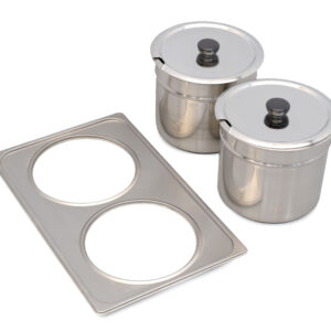 HCB Hotpot - bain-marie - 2 x 6 litres - acier inoxydable