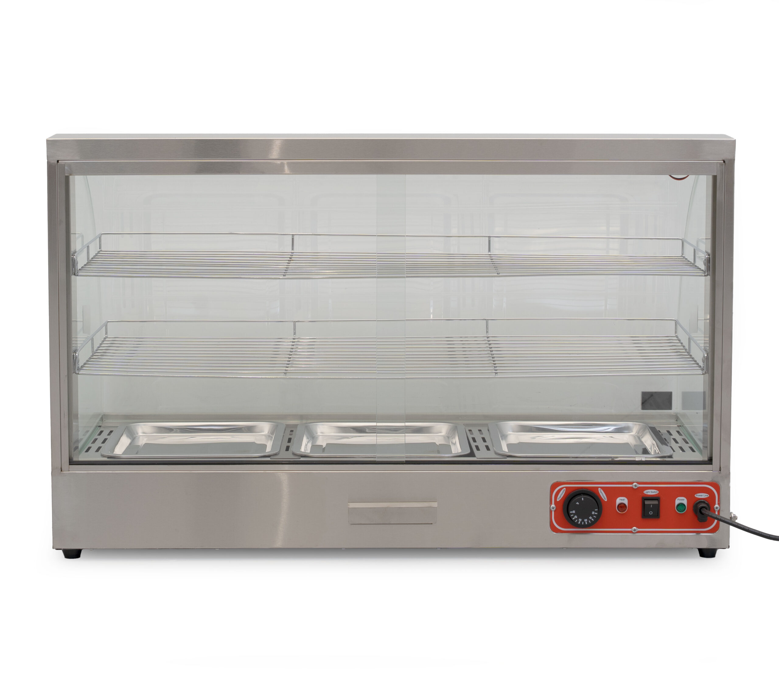 HCB Vitrine - 95 cm - 230V - inox