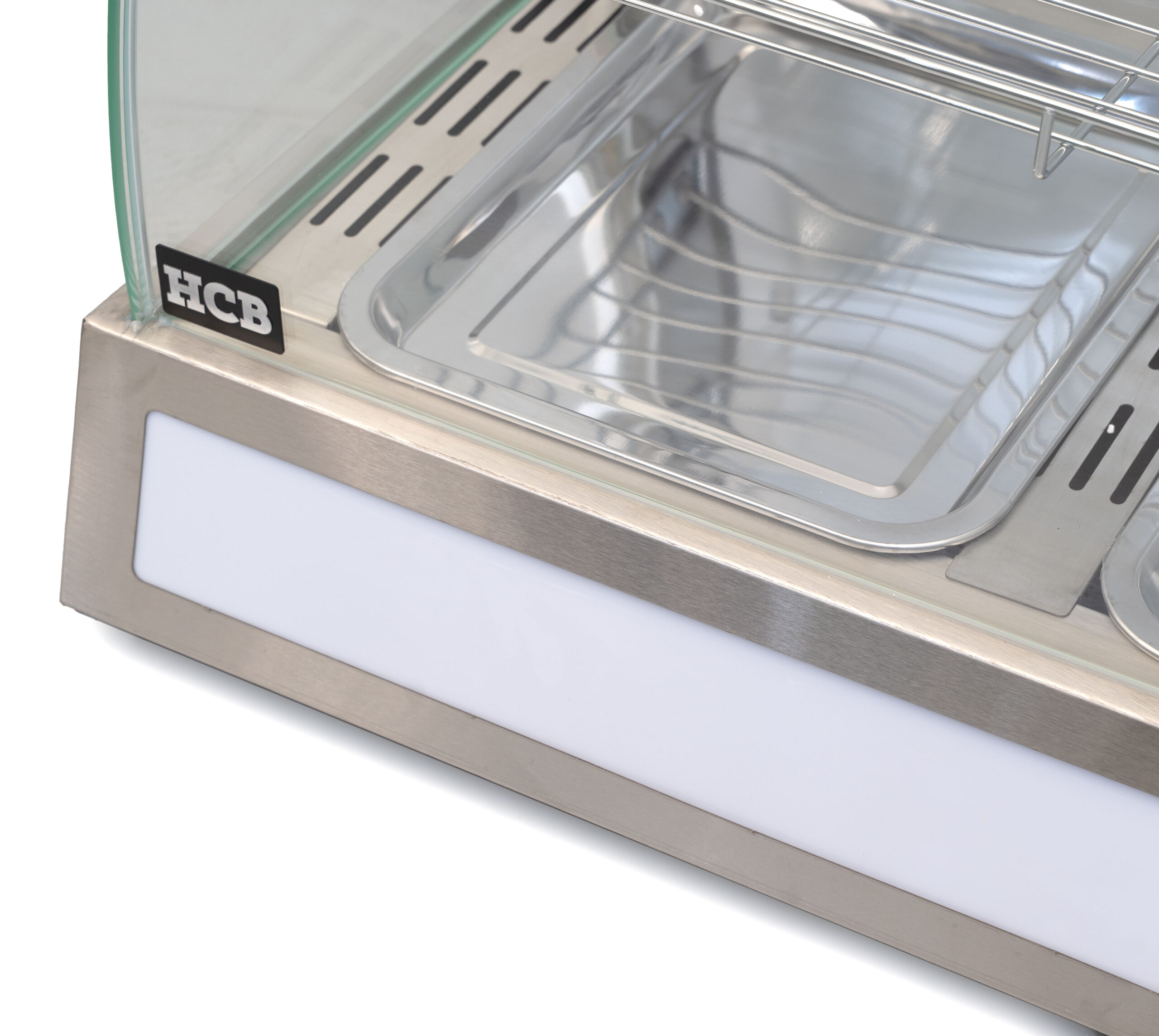 HCB Vitrine - 95 cm - 230V - inox